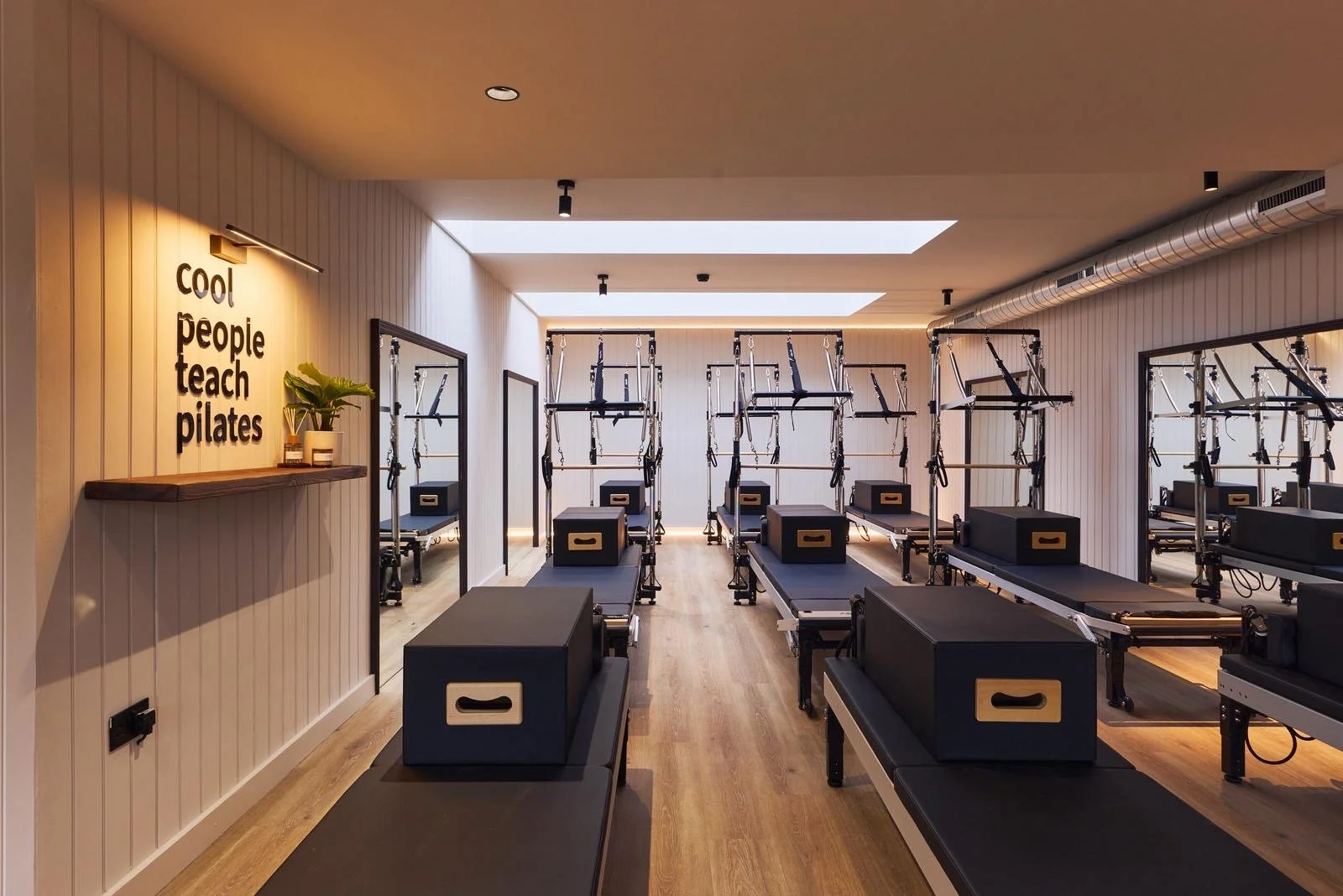 The main Reformer studio at the Altrincham centre