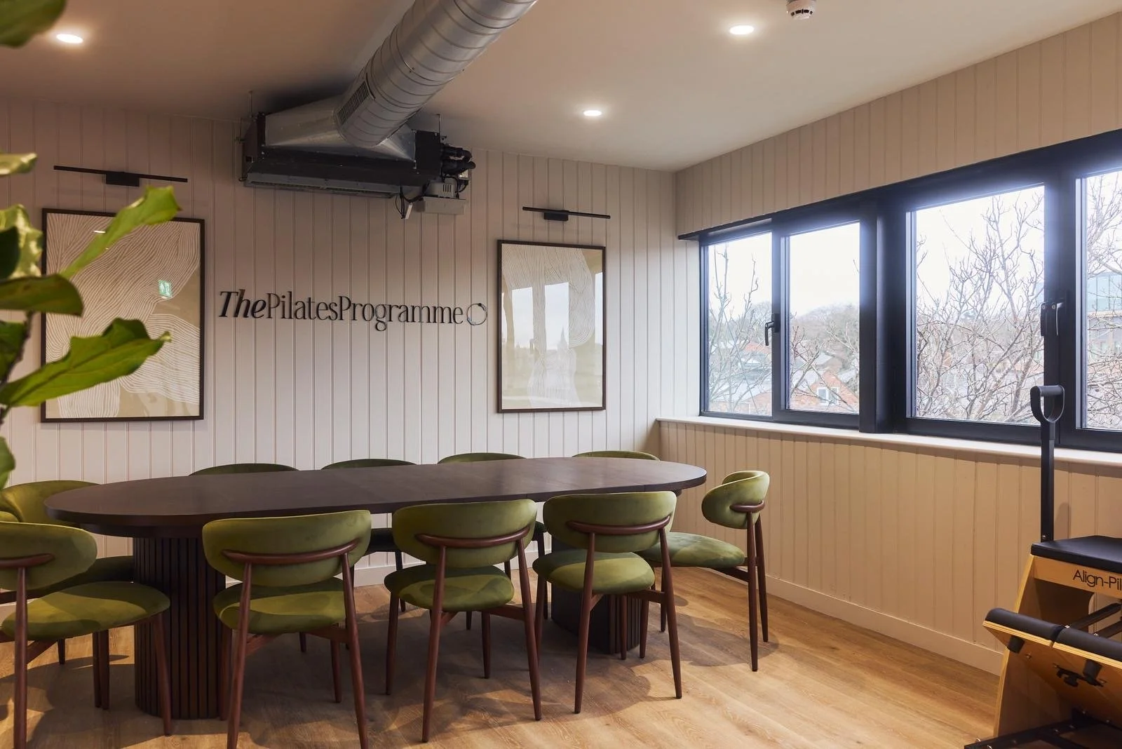The seminar room at the Altrincham training centre